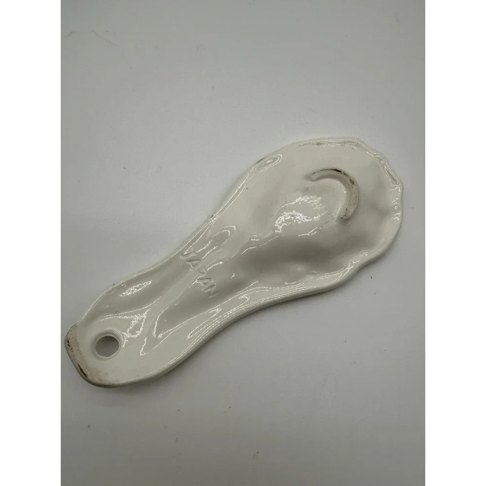 Vintage Celery Shaped Kitchen Spoon Rest 7.5